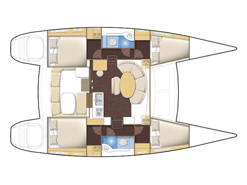 Immagine Lagoon 380 - 3 cabins